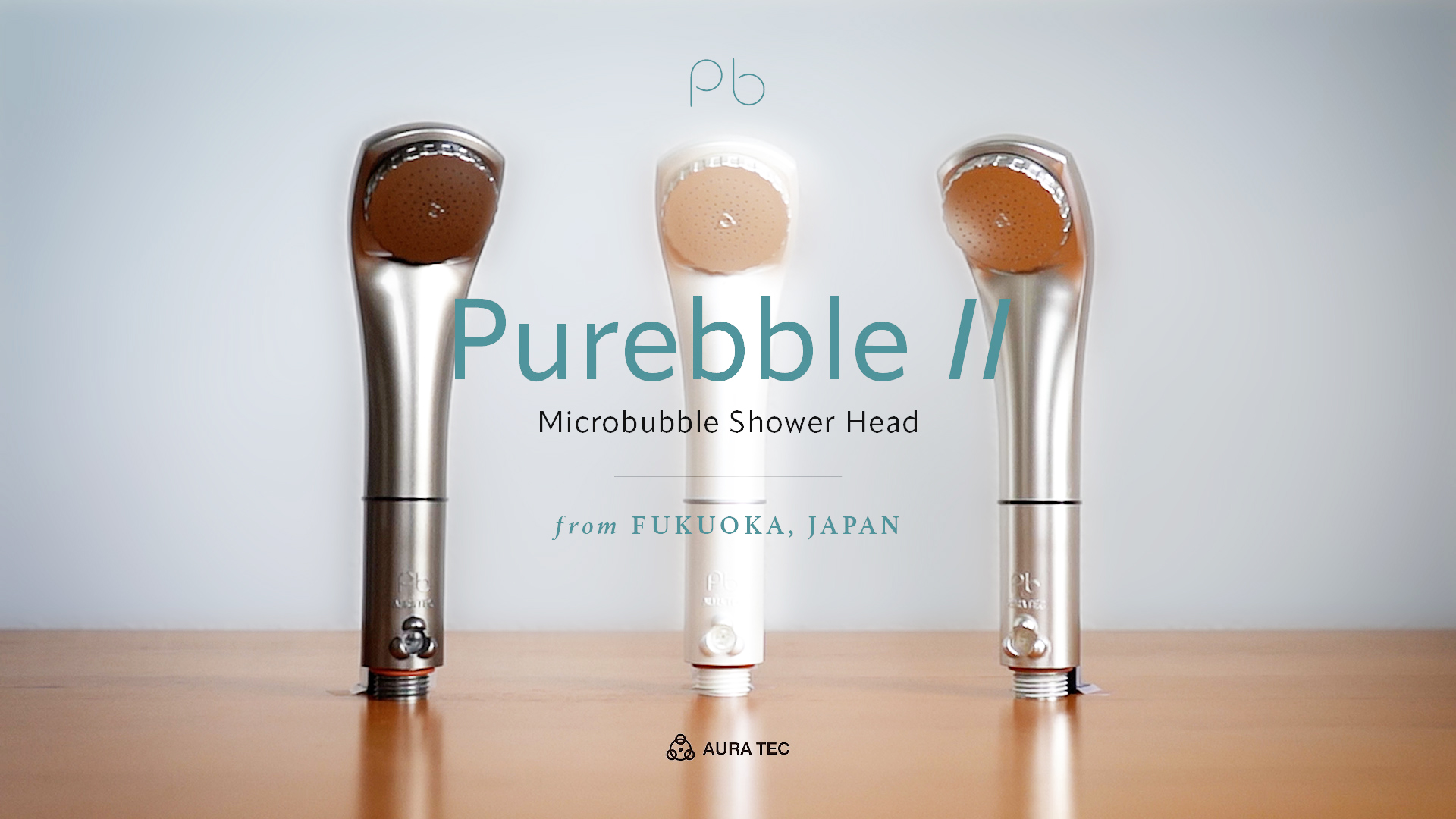 Purebble II Japanese Microbubble Shower Head | Made in Japan